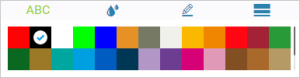 Editor-Textfeld-Colors